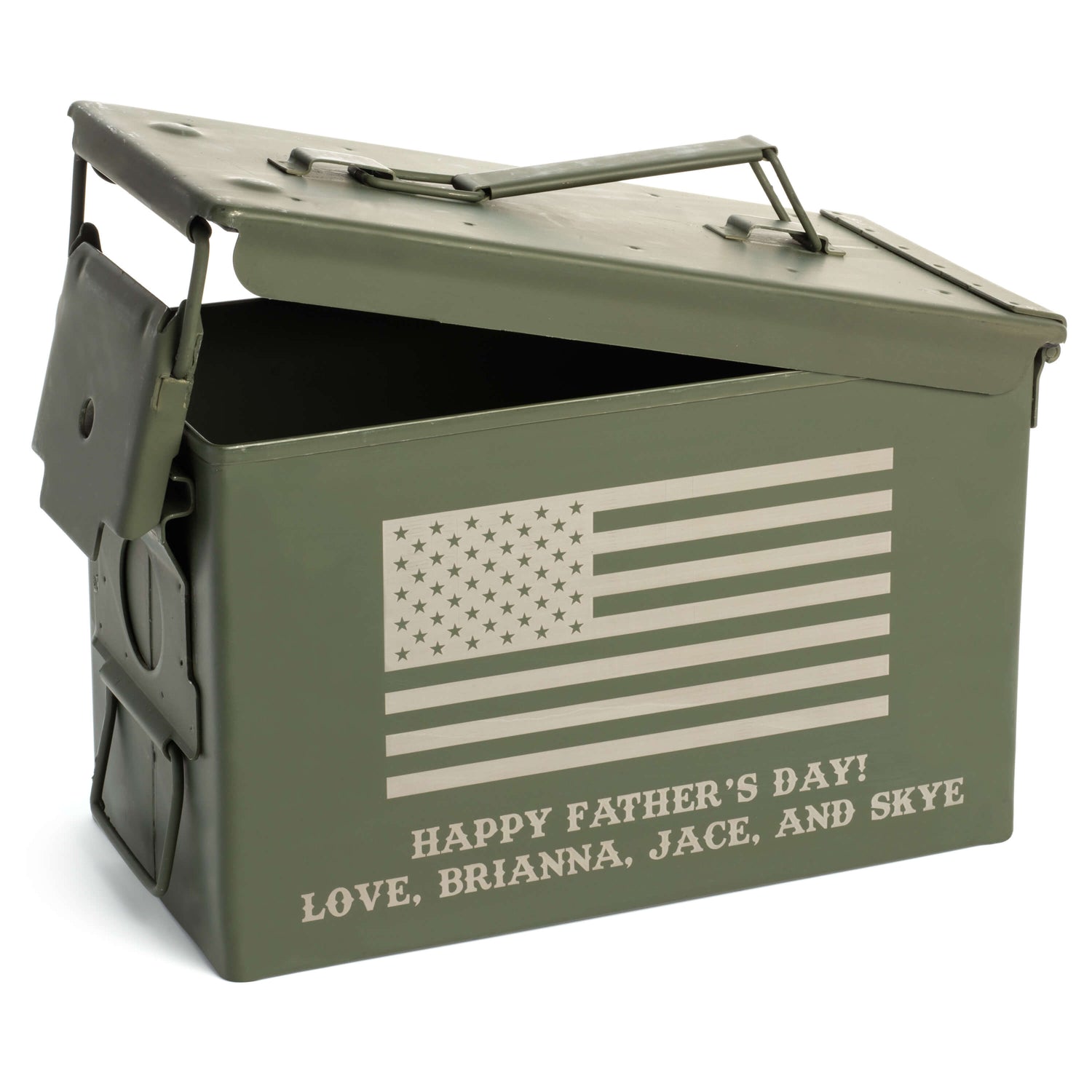 Personalized Engraved Ammo Can 50 cal Military Surplus Made in USA